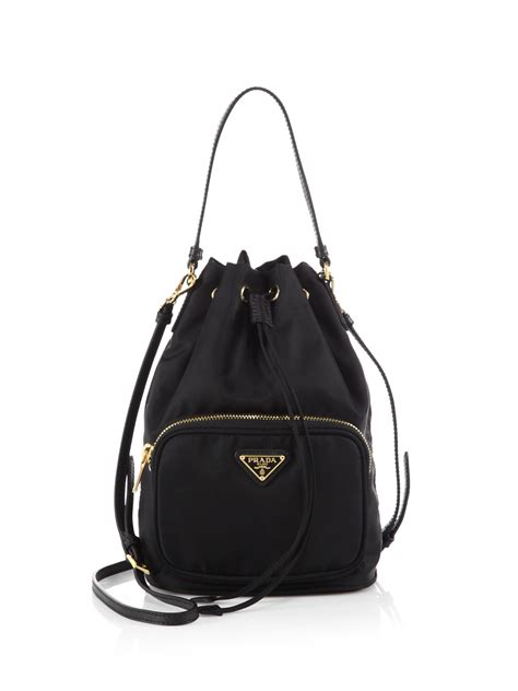 prada nylon fanny bag|Prada nylon drawstring bag.